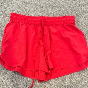 TNA Vibrant Red Athletic Shorts